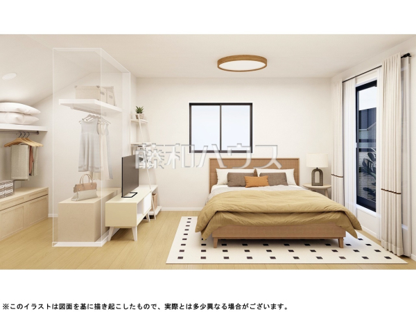 5号棟 完成予想図(内観) 【清瀬市下宿2丁目】 5号棟 完成予想図(内観) 【清瀬市下宿2丁目】