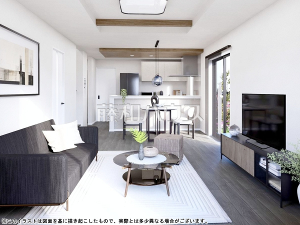 12号棟 完成予想図(内観) 【清瀬市下宿2丁目】 12号棟 完成予想図(内観) 【清瀬市下宿2丁目】