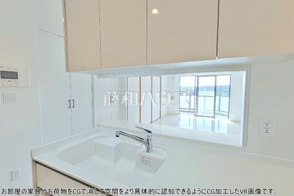 ≪キッチン≫家事をしながらご家族との会話も楽しめる対面キッチン ♪ 【ソフィア調布染地公園】 ≪キッチン≫家事をしながらご家族との会話も楽しめる対面キッチン ♪ 【ソフィア調布染地公園】