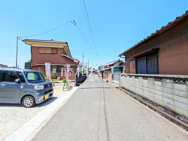 接道状況および現場風景 【名古屋市守山区川村町】 接道状況および現場風景 【名古屋市守山区川村町】