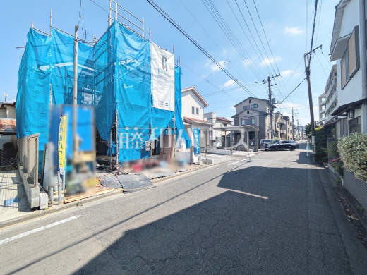 接道状況および現場風景 【八王子市元横山町3丁目】