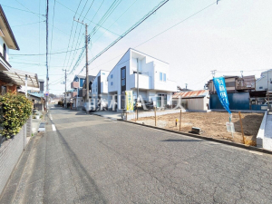 接道状況および現場風景