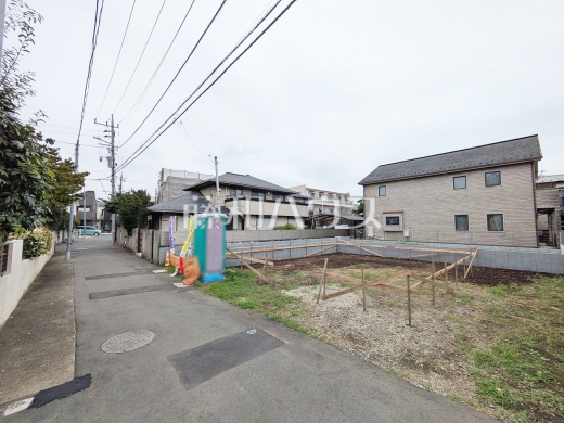 接道状況および現場風景 【調布市国領町5丁目】