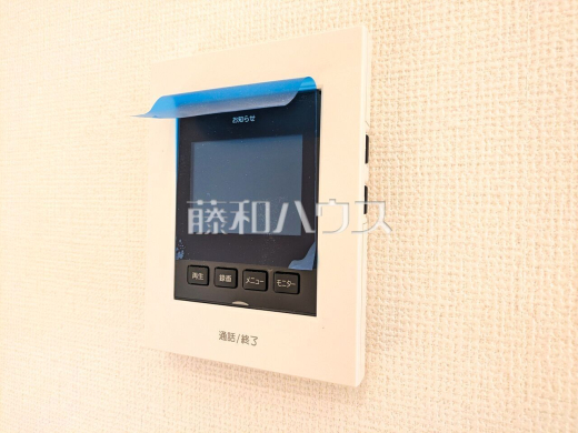 TVモニター付きインターホン 訪問者がひと目で分かります