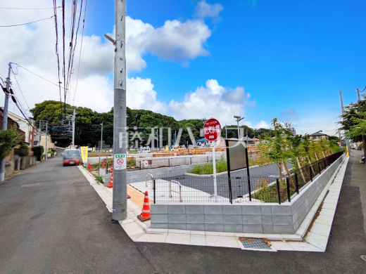 接道状況および現場風景 【調布市佐須町5丁目】