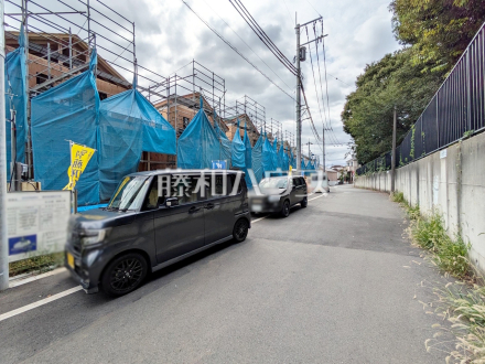 接道状況および現場風景 【調布市佐須町5丁目】/撮影日2026/09/18