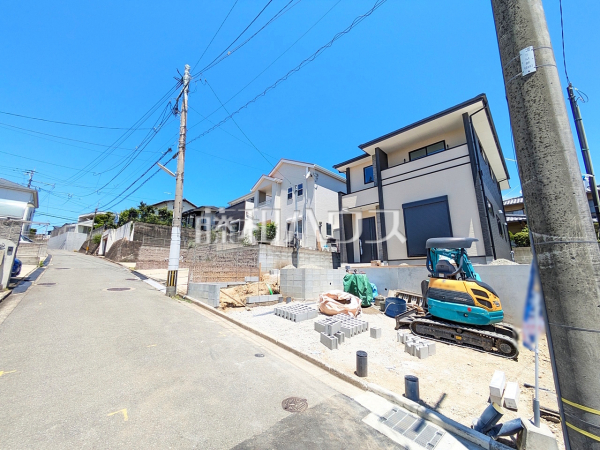 接道状況および現場風景 【福岡市東区美和台3丁目】 接道状況および現場風景 【福岡市東区美和台3丁目】