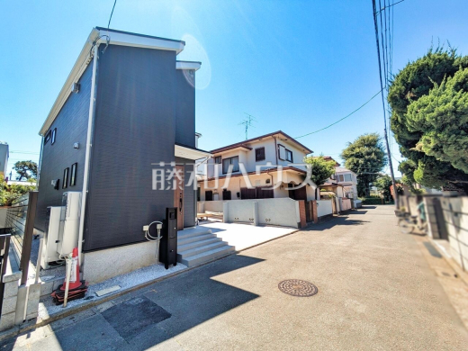接道状況および現場風景 【武蔵野市関前2丁目】