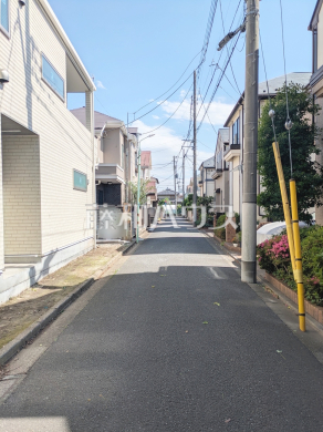 接道状況および現場風景 【杉並区今川4丁目】