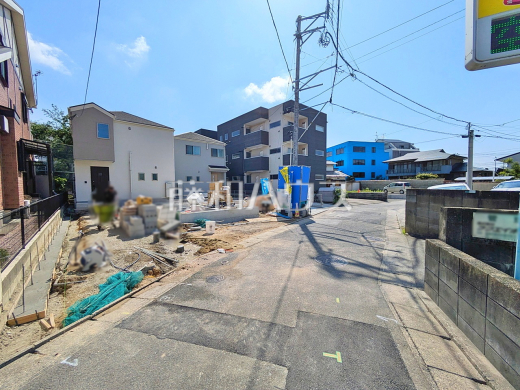 接道状況および現場風景 【福岡市博多区新和町2丁目】
