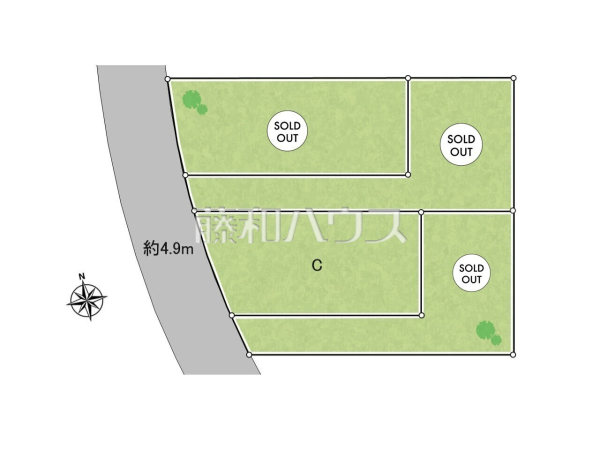 全体区画図 【西原町字我謝】 全体区画図 【西原町字我謝】