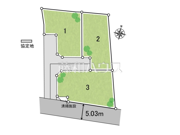全体区画図 【富士見市大字下南畑】 全体区画図 【富士見市大字下南畑】