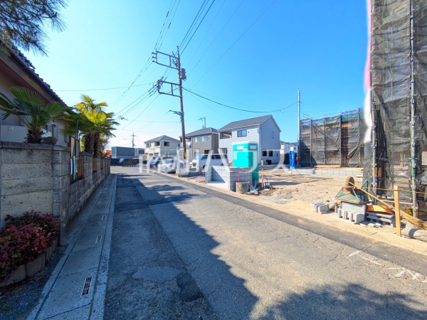 接道状況および現場風景 【富士見市大字下南畑】 接道状況および現場風景 【富士見市大字下南畑】