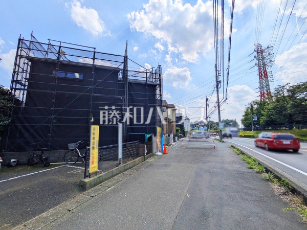 接道状況および現場風景 【新座市栄2丁目】 接道状況および現場風景 【新座市栄2丁目】