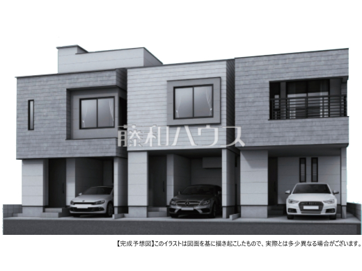 完成予想図(外観)
床暖房や浴室換気乾燥暖房機など嬉しい先進設備整う新邸が誕生します。太陽光をエネルギーに換える「太陽光発電」を標準搭載しているため省エネで環境にやさしい暮らしを実現します。