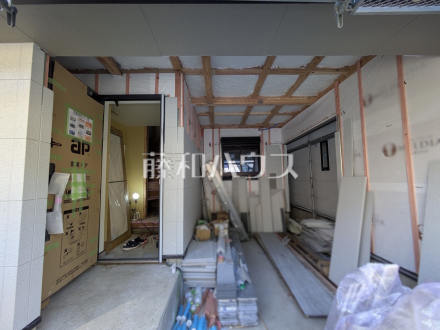 3号棟 外観 【日野市大字日野】誠心誠意、建築中!物件の内部構造などは今しか見ることができません。是非ご見学のお問合せをお待ちしております!/撮影日2026/04/03