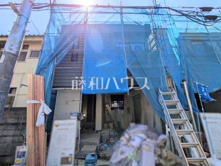 3号棟 外観 【日野市大字日野】現在建築中の物件です!物件の内部構造などは今しか見られません。完成前の状態もご確認ください。是非ご見学のお問合せを! /撮影日2026/04/03