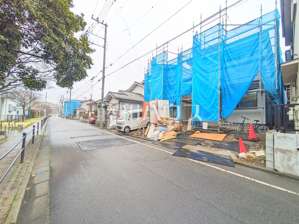 接道状況および現場風景 【八王子市元本郷町4丁目】 接道状況および現場風景 【八王子市元本郷町4丁目】