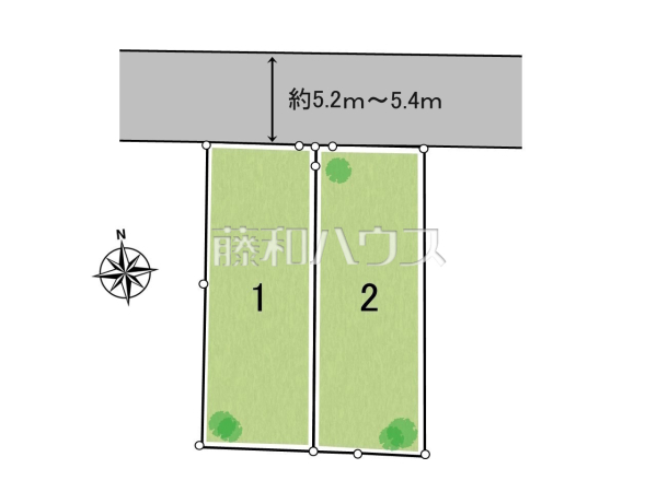 全体区画図 【八王子市元本郷町4丁目】 全体区画図 【八王子市元本郷町4丁目】