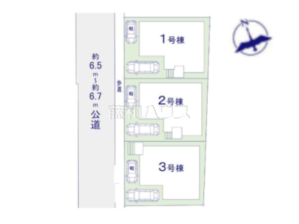 全体区画図 【福岡市東区原田4丁目】 全体区画図 【福岡市東区原田4丁目】