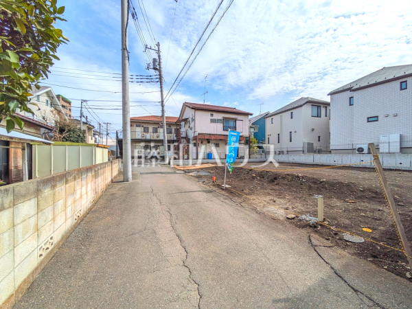 接道状況および現場風景 【国分寺市西恋ヶ窪3丁目】 接道状況および現場風景 【国分寺市西恋ヶ窪3丁目】