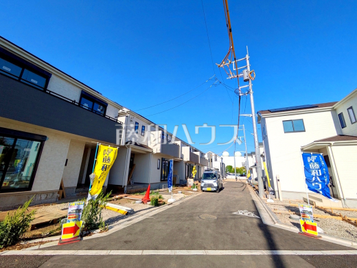 接道状況および現場風景 【府中市日新町3丁目】