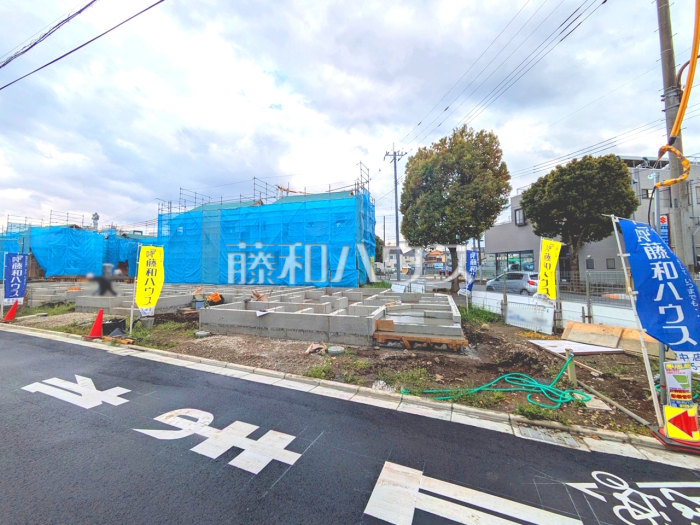 接道状況および現場風景