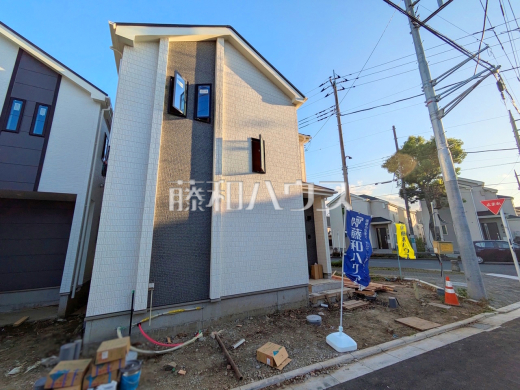 A号棟 接道状況および現場風景 【府中市日新町3丁目】