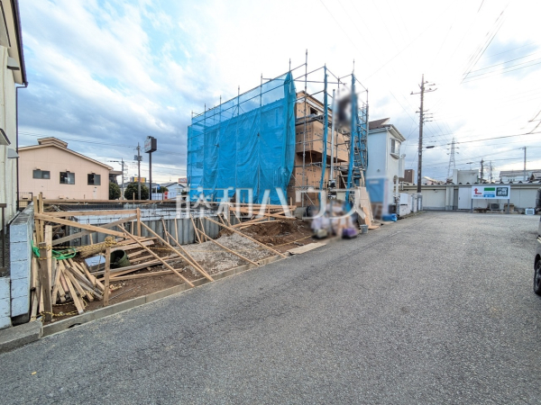 接道状況および現場風景 【八王子市めじろ台2丁目】 接道状況および現場風景 【八王子市めじろ台2丁目】