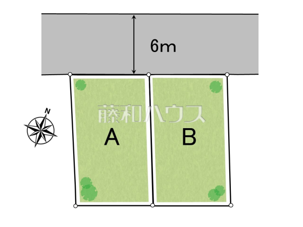 全体区画図 【八王子市めじろ台2丁目】 全体区画図 【八王子市めじろ台2丁目】