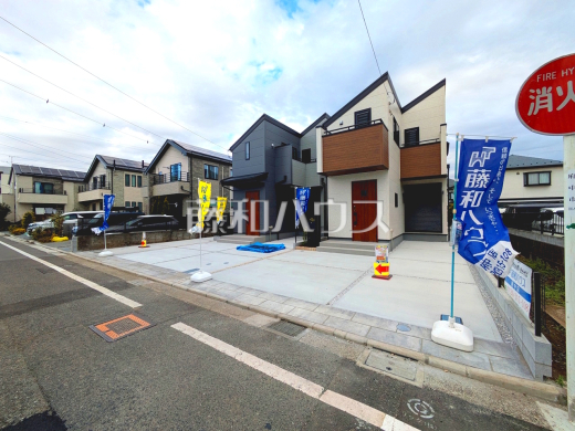 接道状況および現場風景 【府中市若松町3丁目】