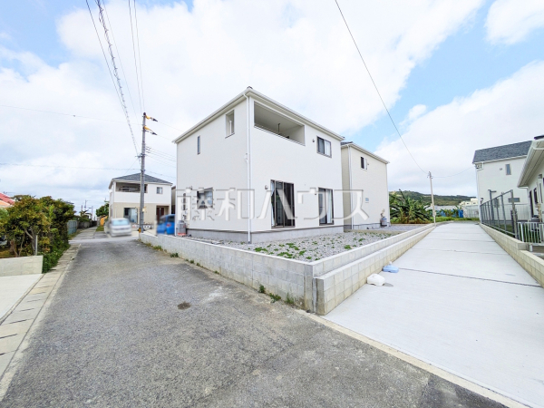 接道状況および現場風景 【南城市佐敷字冨祖崎】 接道状況および現場風景 【南城市佐敷字冨祖崎】