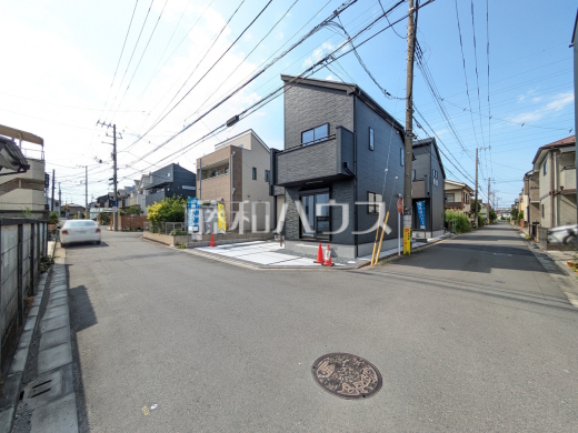 2号棟 接道状況および現場風景 【小平市小川東町1丁目】