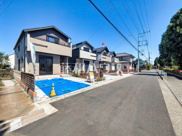 接道状況および現場風景 【東村山市野口町2丁目】 接道状況および現場風景 【東村山市野口町2丁目】