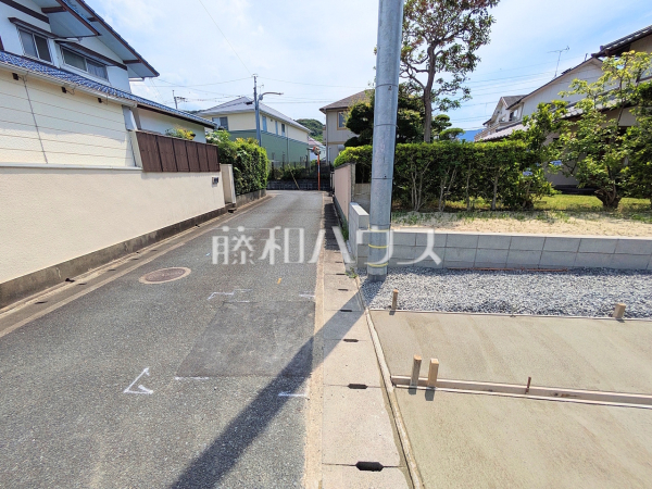 接道状況および現場風景 【福岡市南区鶴田1丁目】 接道状況および現場風景 【福岡市南区鶴田1丁目】