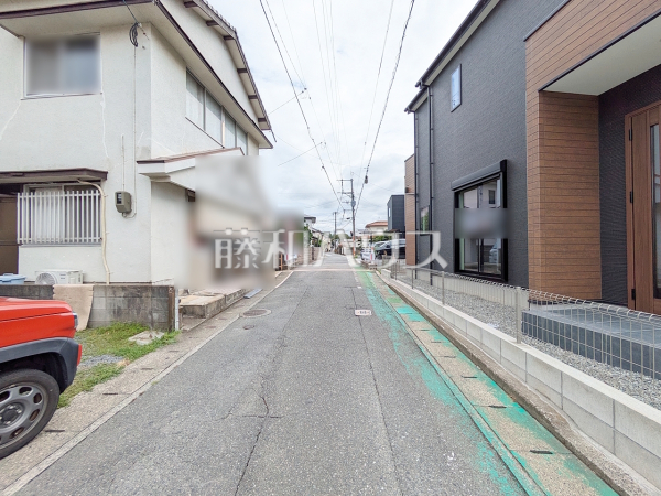 接道状況および現場風景 【福岡市早良区有田6丁目】 接道状況および現場風景 【福岡市早良区有田6丁目】