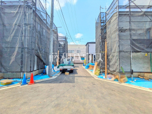 接道状況および現場風景