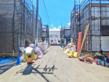 接道状況および現場風景