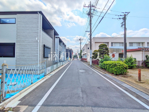 接道状況および現場風景