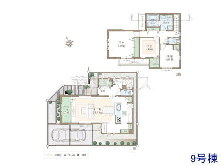 9号棟 間取図 【立川市錦町6丁目】
