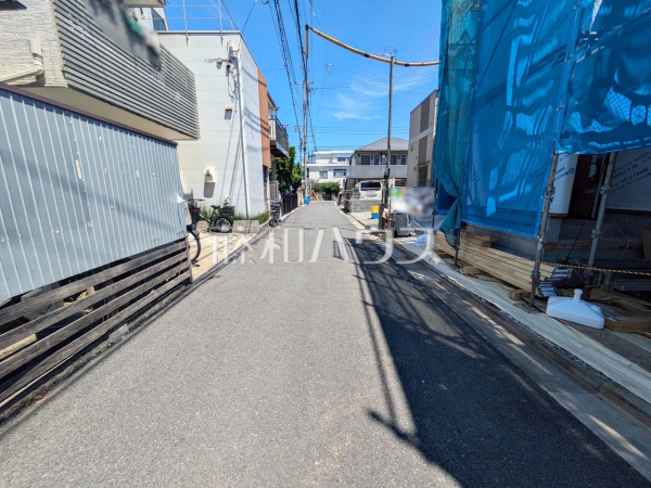 接道状況および現場風景 【板橋区大谷口1丁目】 接道状況および現場風景 【板橋区大谷口1丁目】