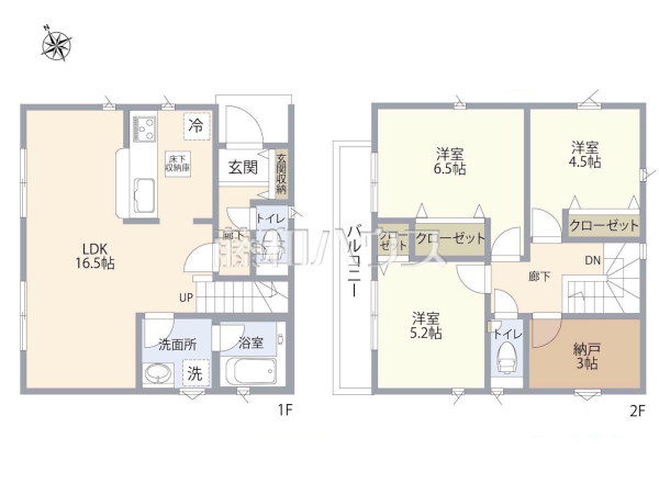 間取図 【立川市砂川町2丁目】 間取図 【立川市砂川町2丁目】