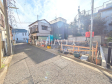 接道状況および現場風景 【練馬区大泉学園町2丁目】 接道状況および現場風景 【練馬区大泉学園町2丁目】
