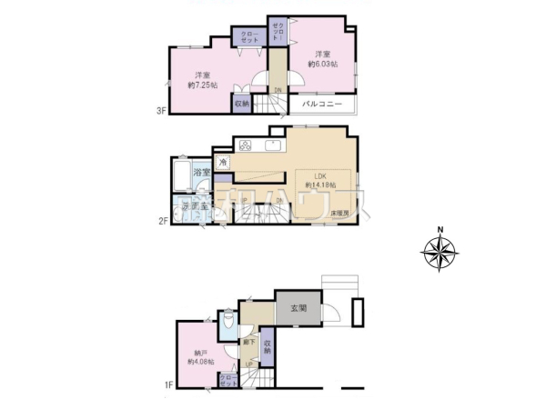 間取図 【新座市野寺2丁目】 間取図 【新座市野寺2丁目】
