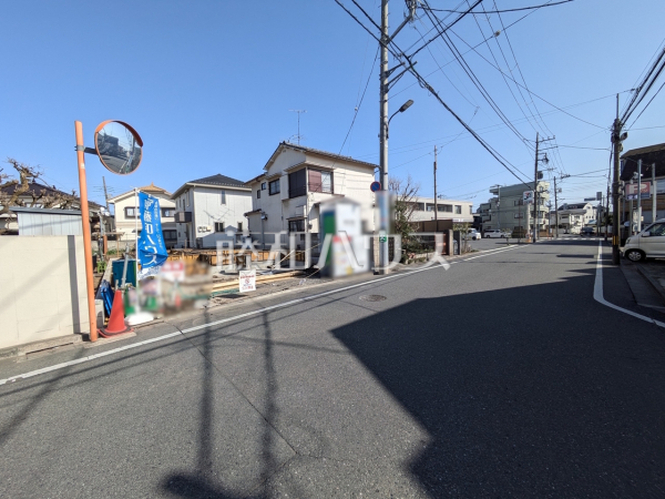 接道状況および現場風景 【練馬区石神井台5丁目】 接道状況および現場風景 【練馬区石神井台5丁目】