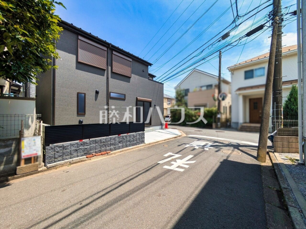 接道状況および現場風景 【新座市石神5丁目】 接道状況および現場風景 【新座市石神5丁目】