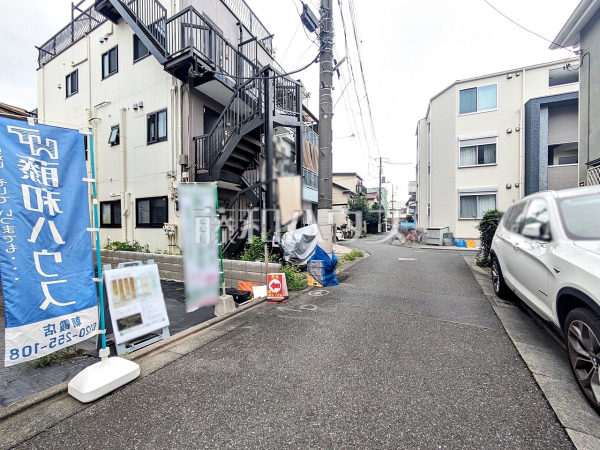 接道状況および現場風景 【板橋区栄町】 接道状況および現場風景 【板橋区栄町】
