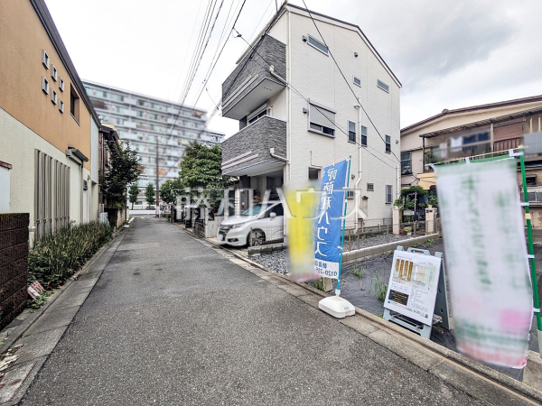 接道状況および現場風景 【板橋区栄町】 接道状況および現場風景 【板橋区栄町】