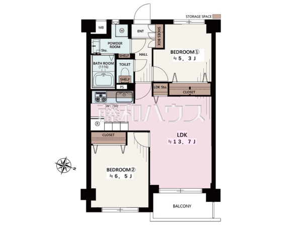 間取図 【東大和ナショナルコート】 間取図 【東大和ナショナルコート】