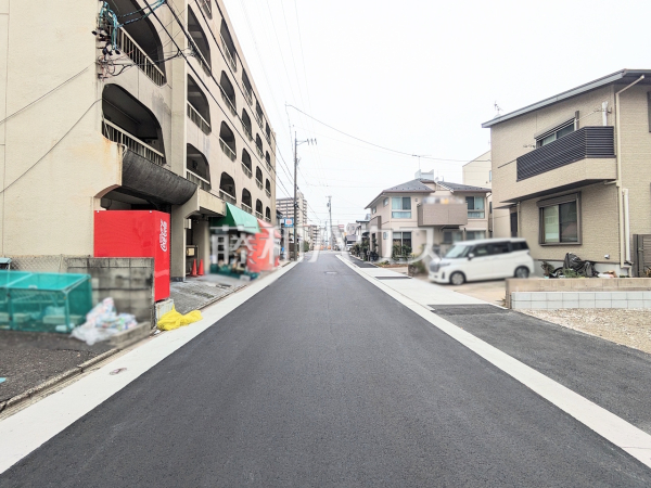 接道状況および現場風景 【名古屋市北区山田4丁目】 接道状況および現場風景 【名古屋市北区山田4丁目】